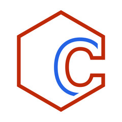 Fototapeta premium C letter logo