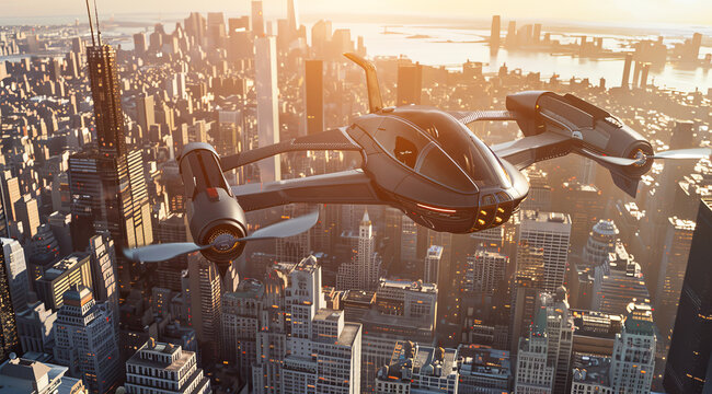 Flying transport of the future