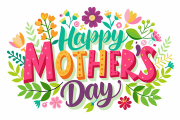 mother's day vector illustration