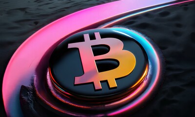 Stickable Bitcoin Logo