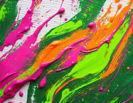 obra de arte abstracto con diversos colores.