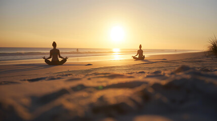 Sunrise Meditation on Secluded Beach