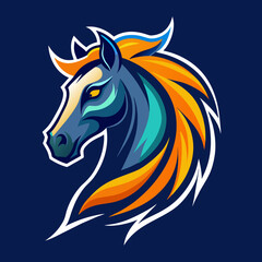 horse, animal, vector, illustration, farm, stallion, 