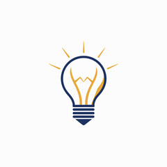 Bulb in cartoon, doodle style. Image for t-shirt, web, mobile apps and ui. Isolated 2d vector illustration in logo, icon, sketch style, Eps 10. AI Generative