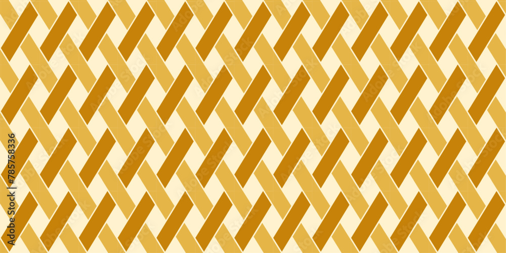 Wall mural seamless abstract gold luxury pattern shapes background with geometric diagonal lines vector design