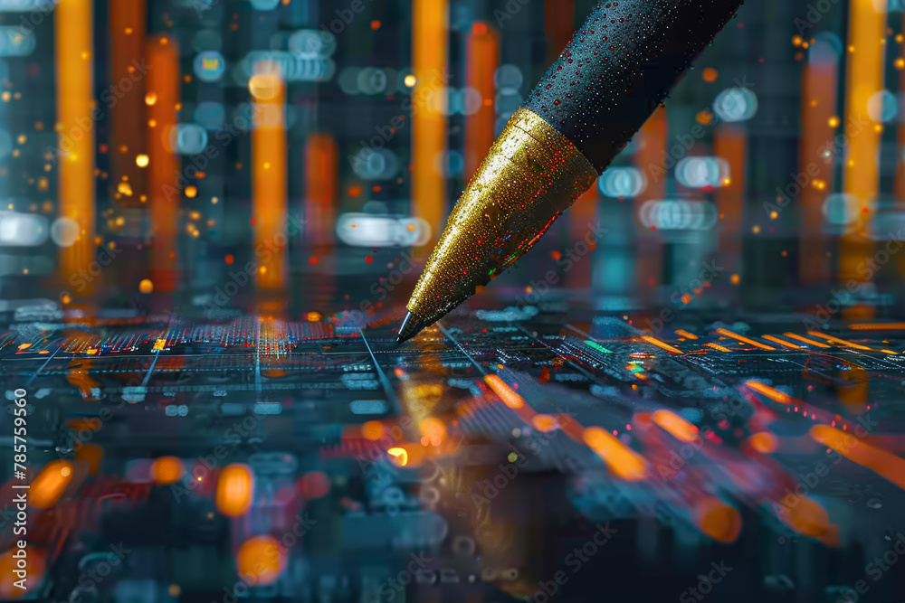 Poster a quantitative analyst developing mathematical models and algorithms to analyze financial data and o