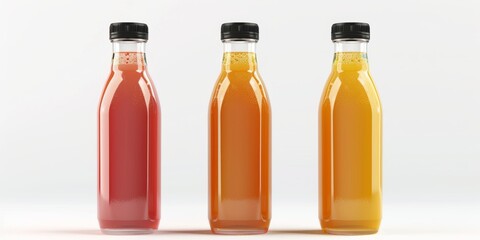 natural juices in bottles Generative AI