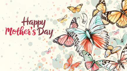 Happy Mother's Day poster background