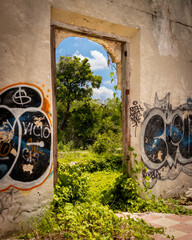 Misnebalam ghost town in Mexico