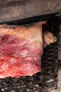 meat on the grill
