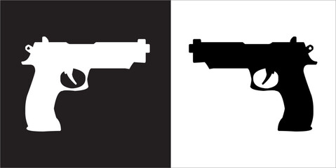 IIlustration Vector graphics of Pistol icon