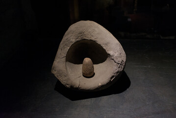 Ancient grinding tool made of stone