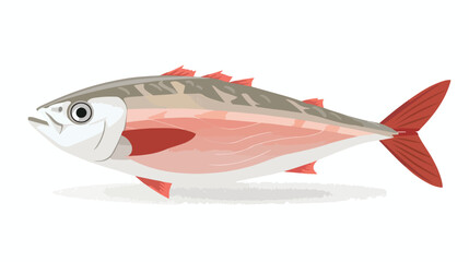 Amberjack Sushi Sushi isolated vector illustration 