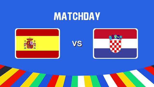 Match schedule between Spain vs Croatia
