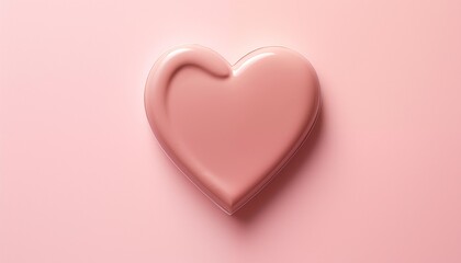 pink heart on a pink background