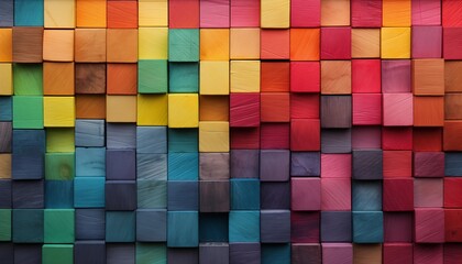 abstract colorful background of squares