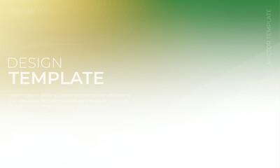 Exclusive Vector Gradient grainy texture in green white and gold combination