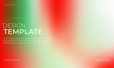 Sophisticated Vector Gradient grainy texture in red green and white shades