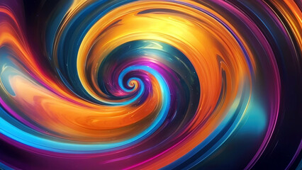 Obraz premium abstract colorful swirl background with motion blur effect