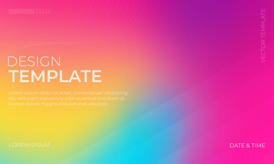 Colorful Vector Texture with Turquoise Gradient Grainy Design
