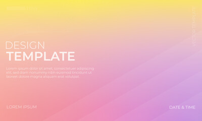 Yellow Pink and Lavender Vector Gradient Texture with Grainy Effects