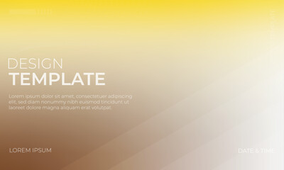 Yellow White and Brown Vector Gradient Texture Wallpaper Design