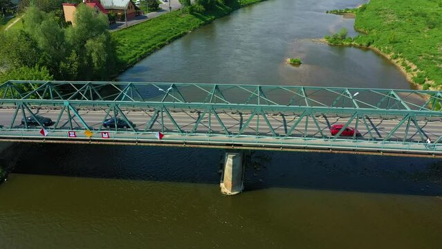 Bridge River Odra Olawa Rzeka Most Aerial View Poland