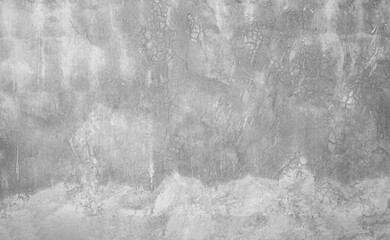 Wall Cement Background Grey Floor Stone Room House Home White Floor Interior Loft Old Stucco...