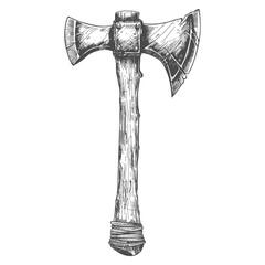 ax images using Old engraving style body black color only