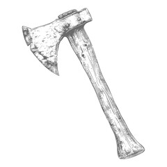ax images using Old engraving style body black color only