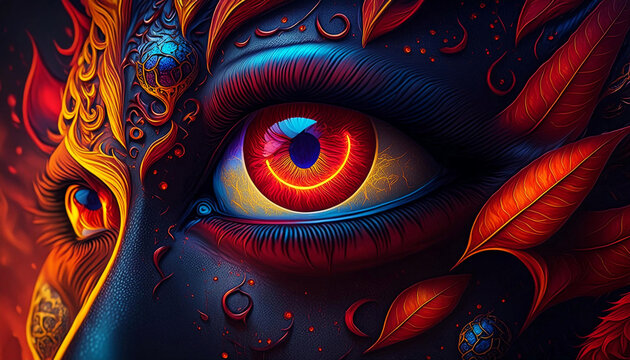 le regard du diable