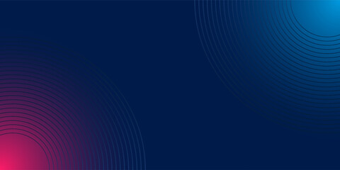Dark blue dynamic abstract vector background with diagonal lines. 3d business presentation banner cover for sales event evening party. Fast moving circles, soft wave lines and decoration lines. Vector