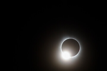 Diamond Ring, Total Solar Eclipse, Seen From Dublin, Ohio, April 8, 2024