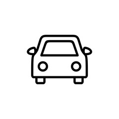 Car icon vector isolated on white background. Car icon vector.