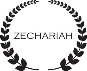 Fototapeta premium Zechariah, Books of the Bible