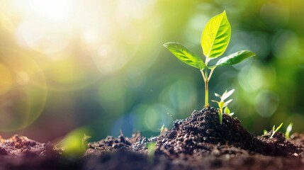 Globe seedling nurturing environment