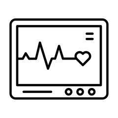 Heart Monitoring Icon