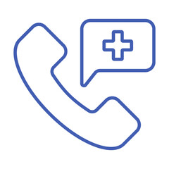 Obraz premium Emergency Phone Icon