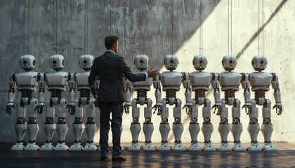 human controling team of AI agents, AI workforce