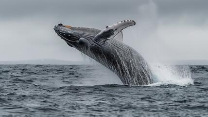 Fototapeta premium Humpback Whale Breaching