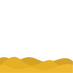 Obraz premium Sand Desert Page Border