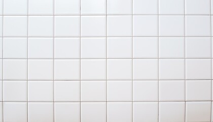 white tile wall