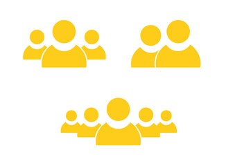 Browse user group yellow colorful full editable