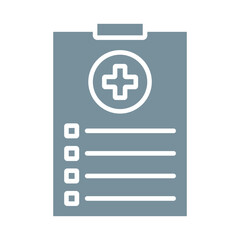 Fototapeta premium Medical History Icon