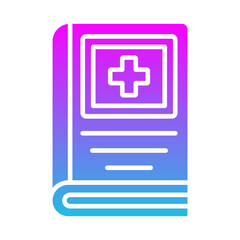 Obraz premium Medical Book Icon