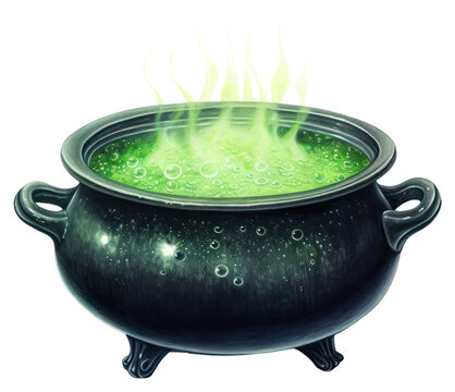 PNG Halloween pot white background cookware