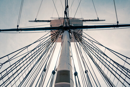 Main mast of the USS Constitution