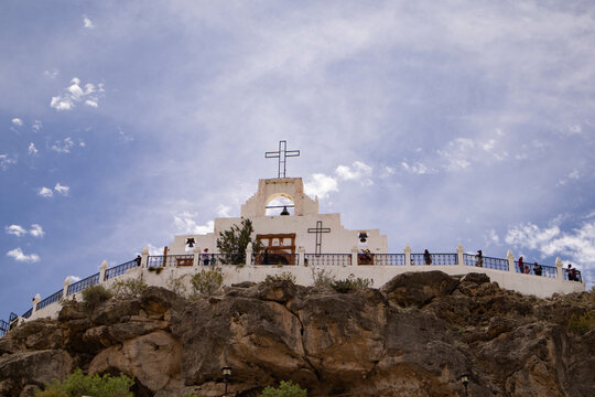 iglesia del Santo Madero en el pueblo magico de Parras de la Fuente, Coahuila, Mexico