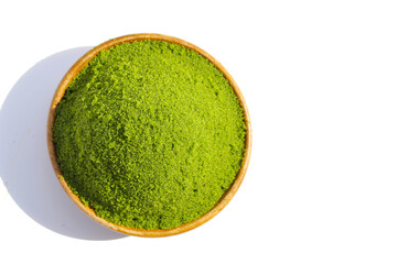 Wolffia globosa or swamp algae, water meal