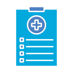 Fototapeta premium Medical History Icon